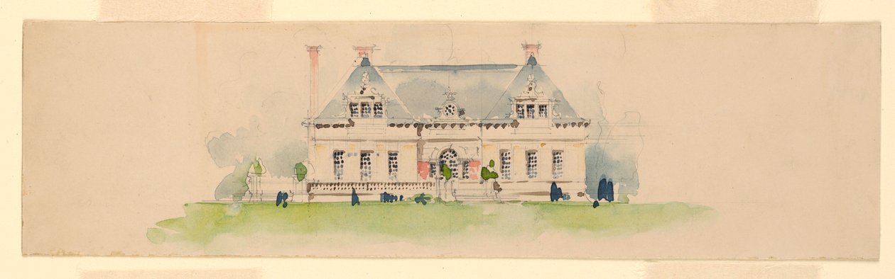 Verhoging van het Landhuis door Whitney Warren Jr.