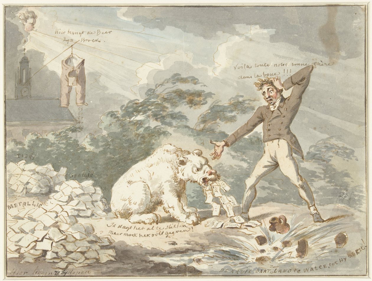 Een financieel debâcle door Wijnand Esser (attributed to)