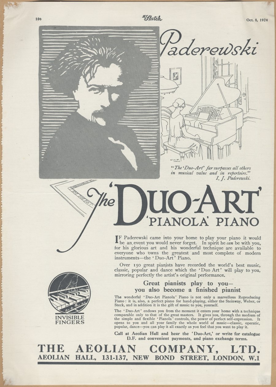 Aeolian Company Pianola