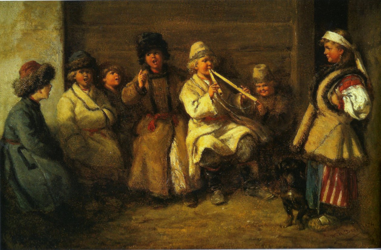 Kinderen zingen met Pasen door Wilhelm Amandus Beer
