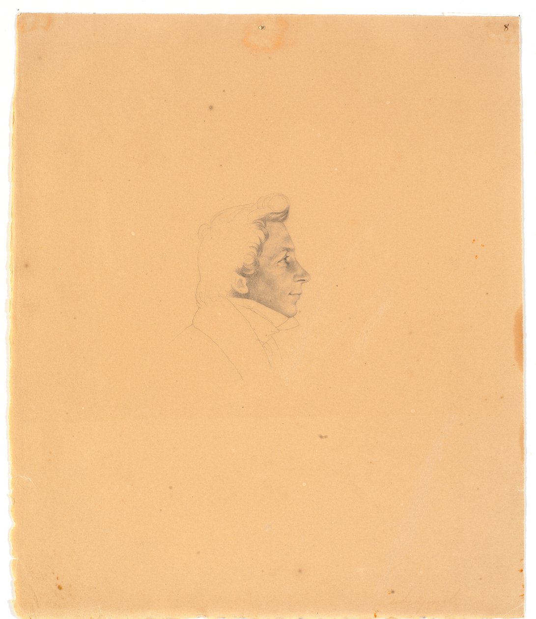 Porträt von Bernhard Stange door Wilhelm Bendz
