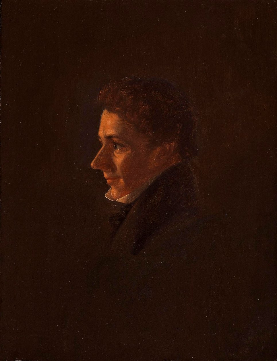 Portret van Christian Morgenstern door Wilhelm Bendz