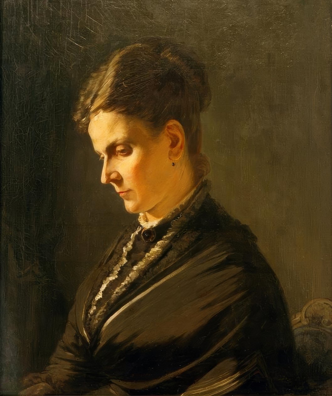 Portret van Johanna Keßler door Wilhelm Busch