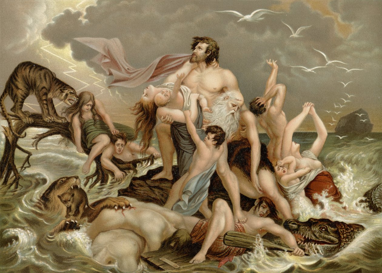 De Zondvloed door Wilhelm Ebbinghaus