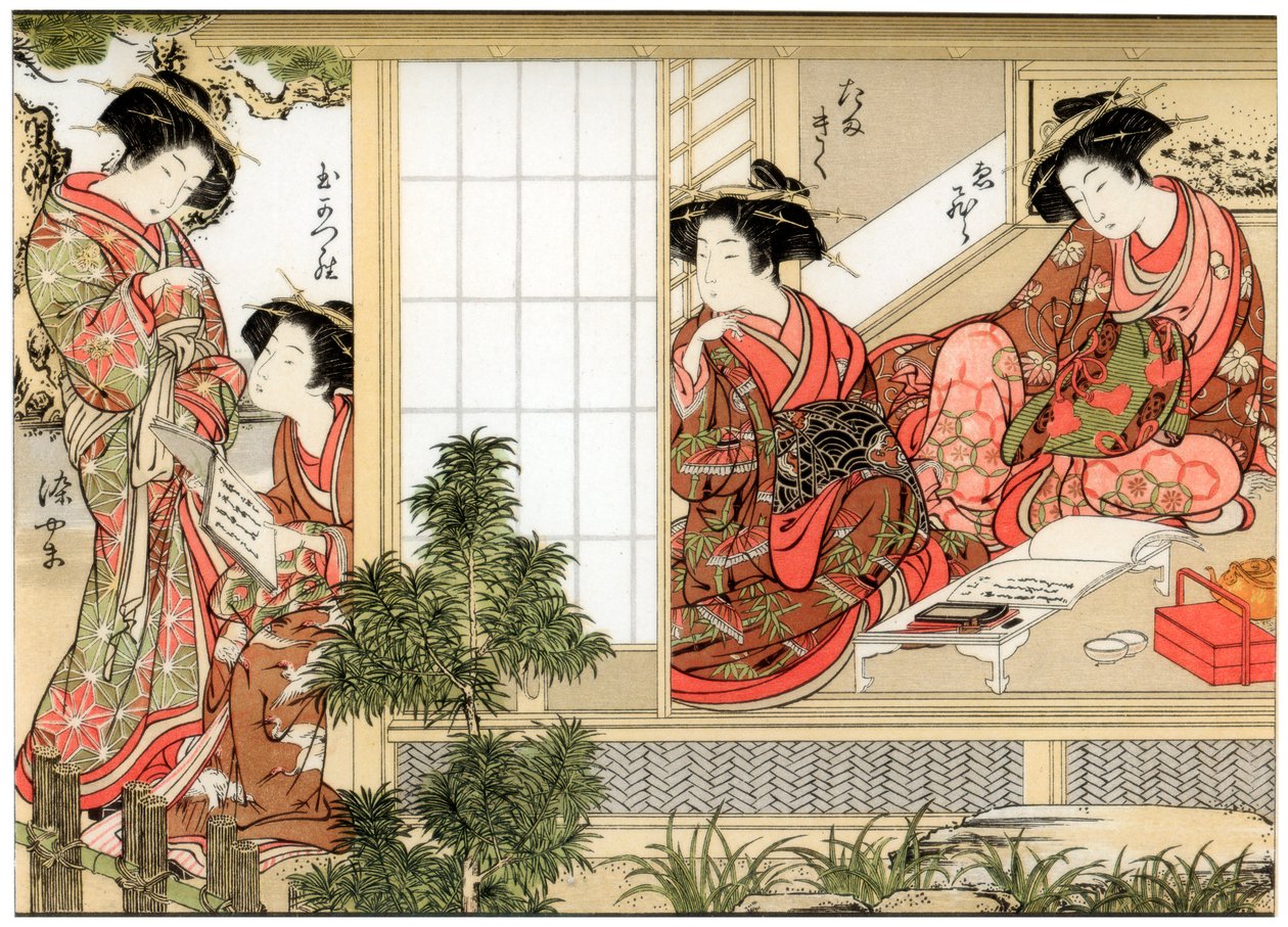 Japanse schoonheden, 1776, 1886 door Wilhelm Greve
