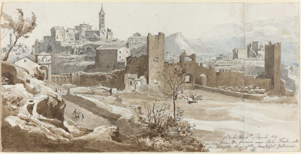 Viterbo door Wilhelm Heinrich Ludwig Gruner