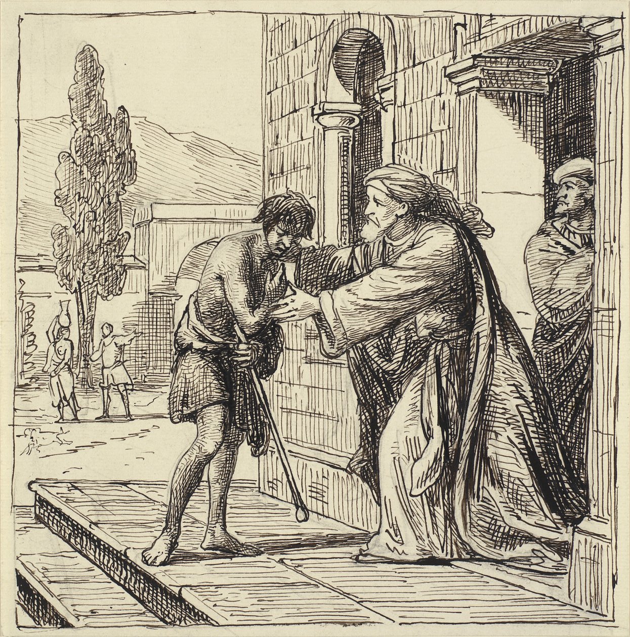 De Terugkeer van de Verloren Zoon door Wilhelm Marstrand