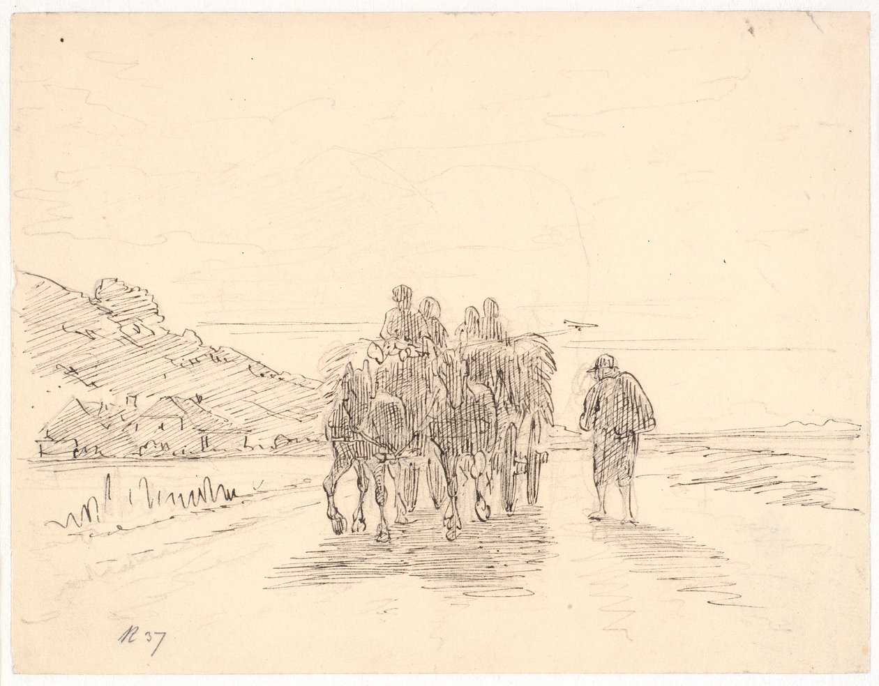 Het Koren wordt Binnengehaald door Wilhelm Marstrand