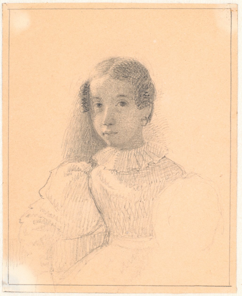 Portret van Adelaide Emilie Waagepetersen door Wilhelm Marstrand