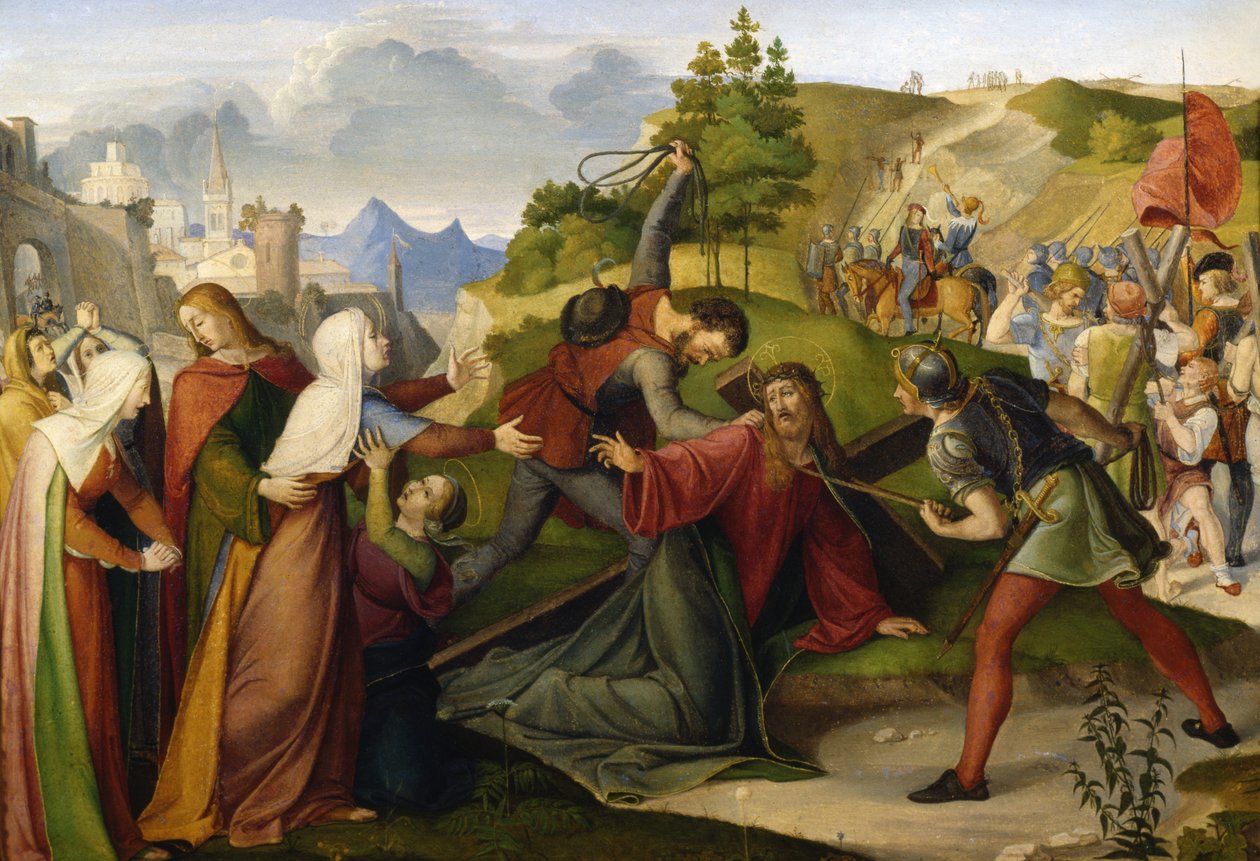 De Kruisweg, 1817 door Friedrich Wilhelm von Schadow