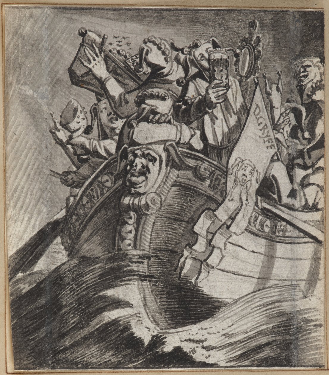 De Dwaas Dromend Van Het Land Van Melk En Honing door Wilhelm Stettler
