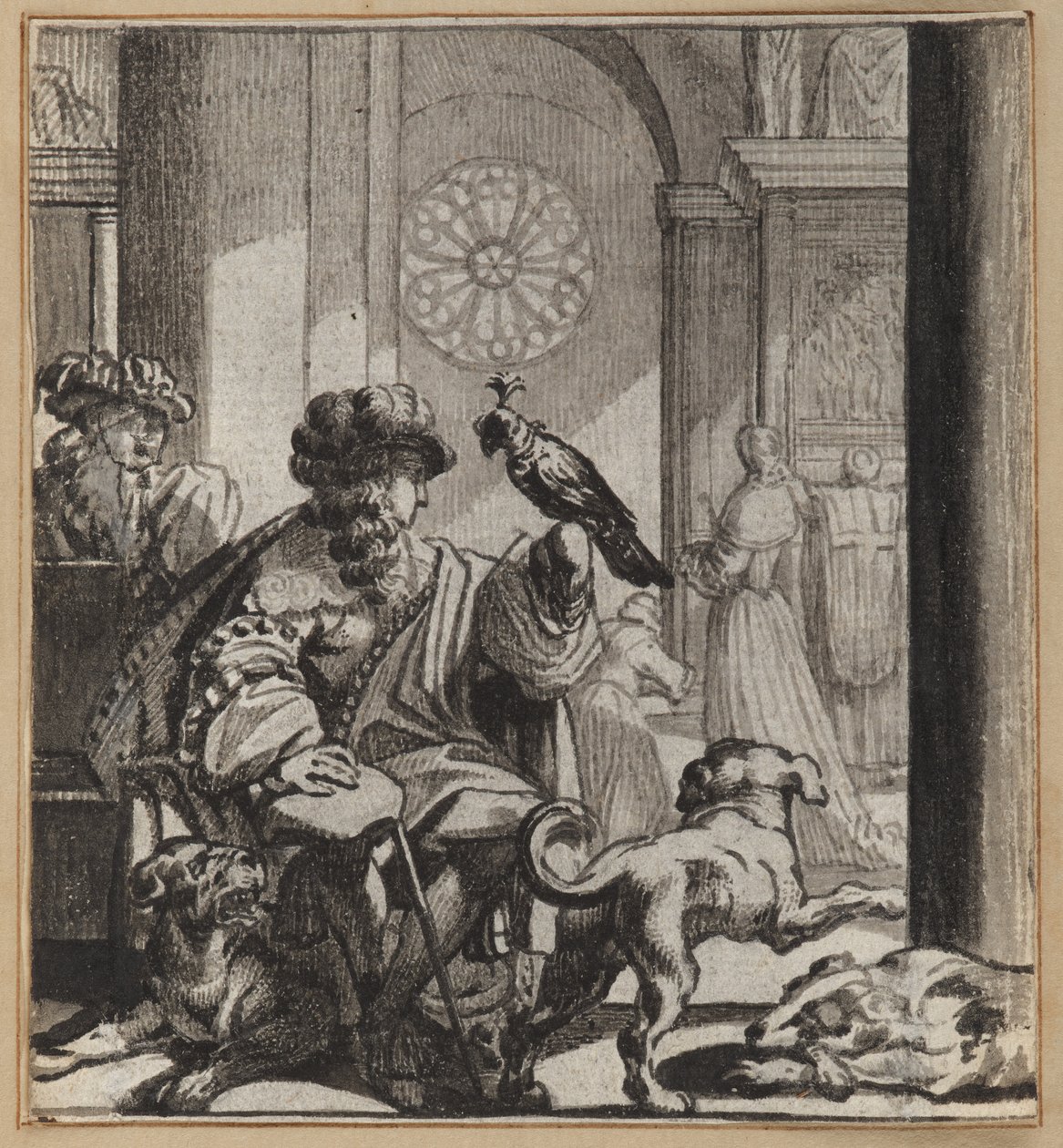 De Dwaas die naar de Kerk Gaat op de Mode Dwaas door Wilhelm Stettler