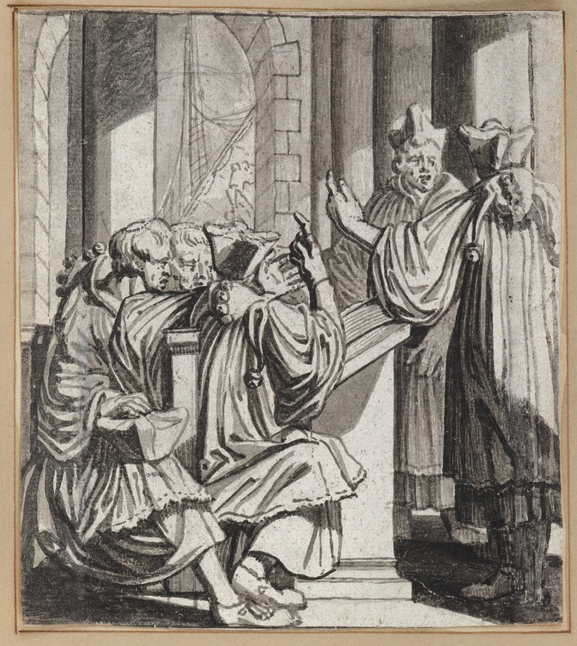 De Dwaas Die Op Een Slechte Manier Op De Dienst Van God Wacht door Wilhelm Stettler