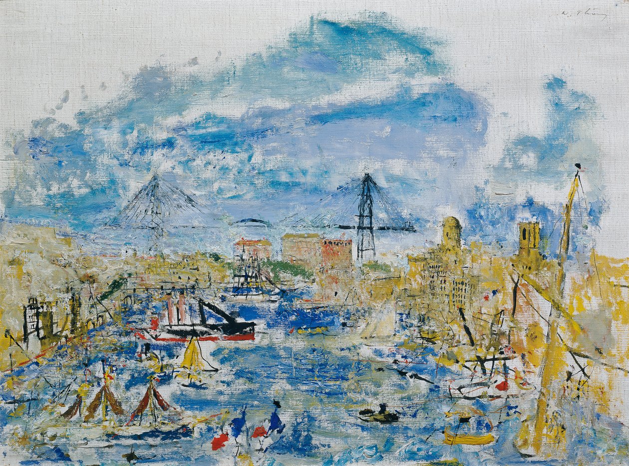 Haven van Marseille door Wilhelm Thöny