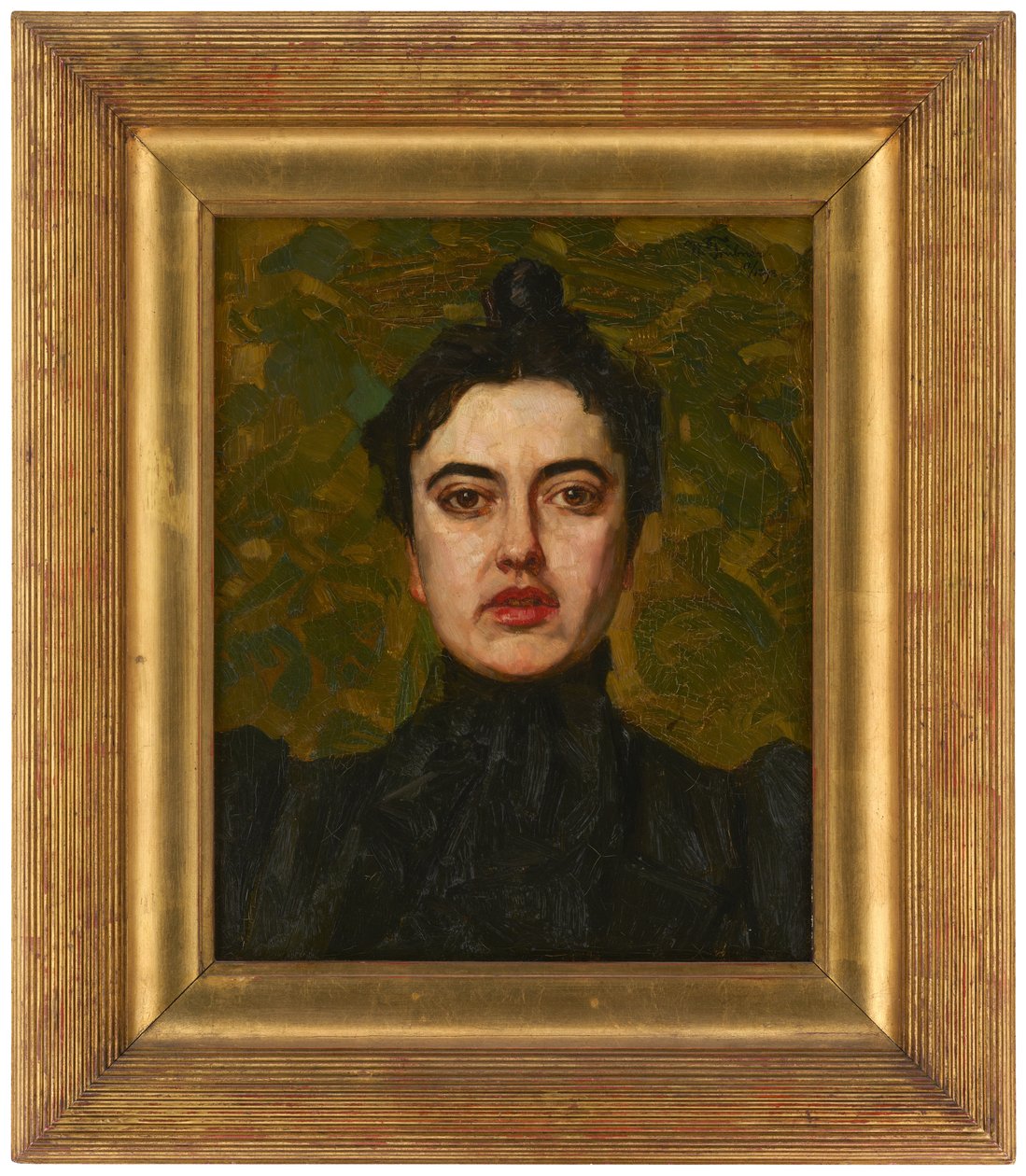 Alice Trübner door Wilhelm Trübner