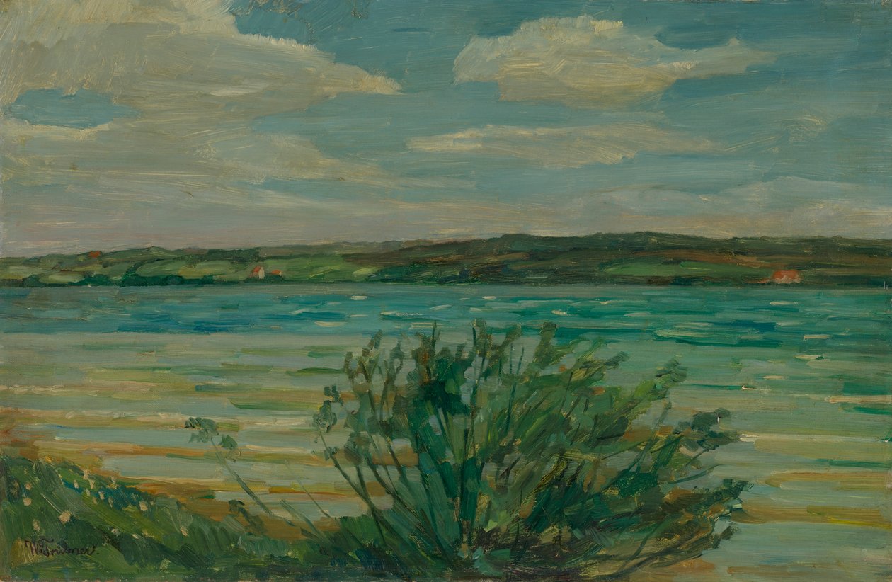 Aan het Starnberger Meer door Wilhelm Trübner