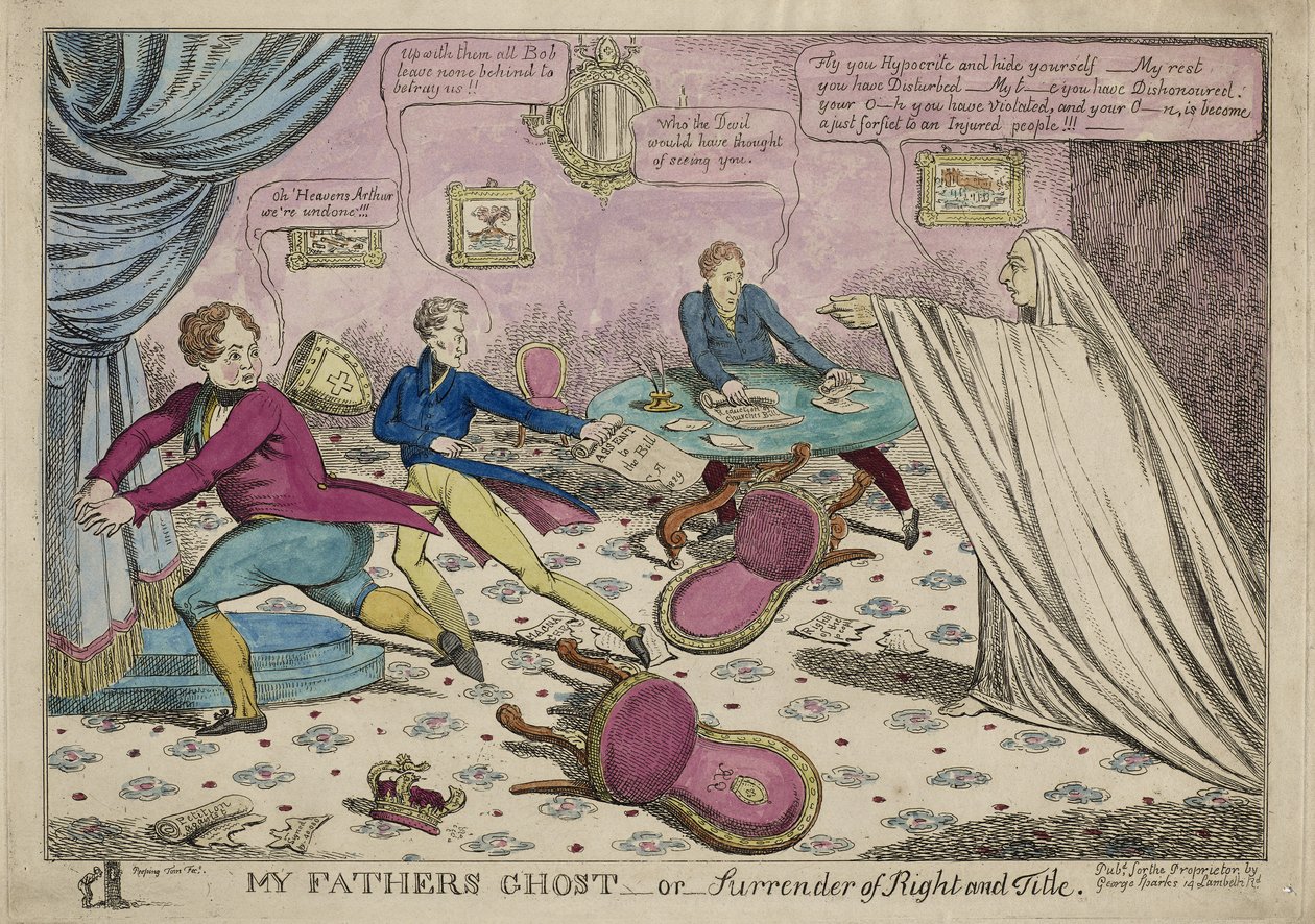 De Geest van Mijn Vader, of Overgave van Recht en Titel, 1829 door Will Sparks