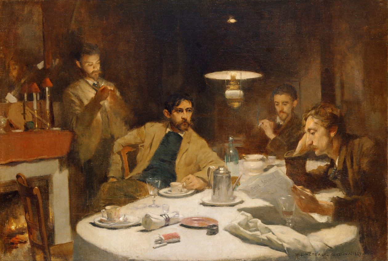 Het tien cent ontbijt door Willard Leroy Metcalf