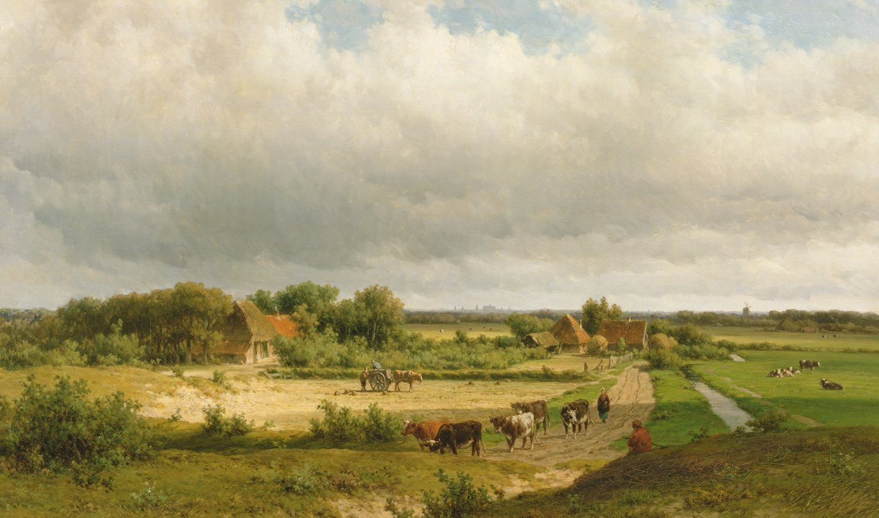 Uitgebreid Nederlands Landschap door Willem Vester