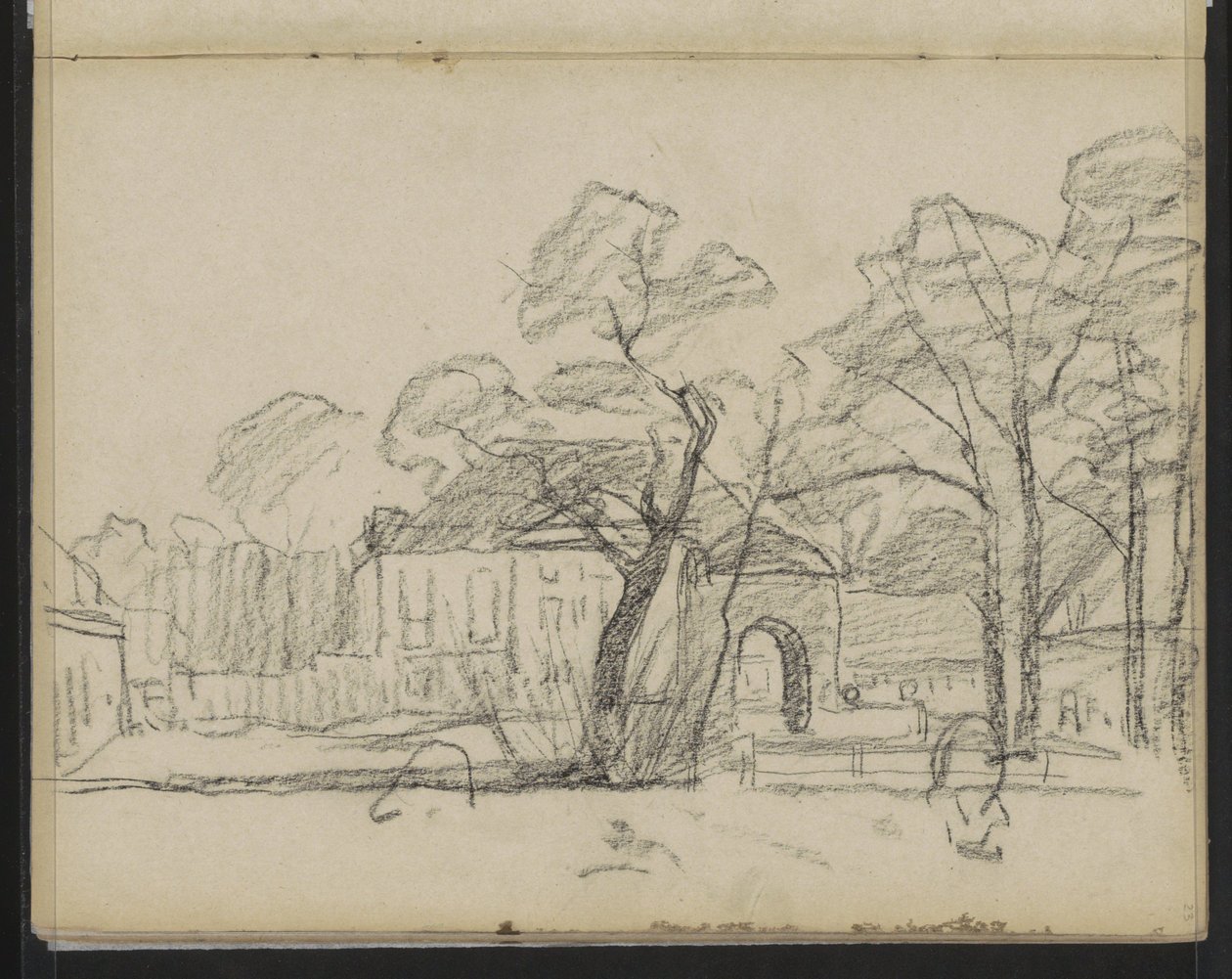 Gezicht op Huis Diepenheim door Willem Arnoldus Witsen