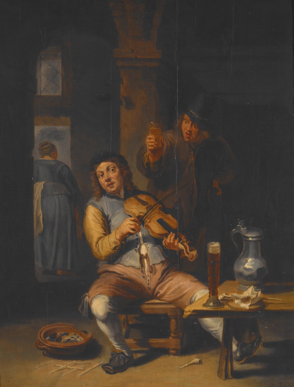 De feestvierders door Willem van the Elder Herp