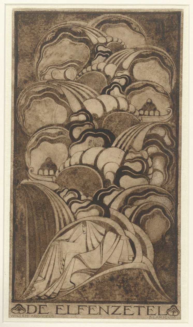 De Elfenzetel door Willem Arondéus (signed by artist)