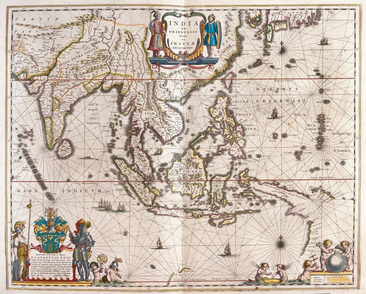 Azië, van India tot Tibet tot Japan tot Nieuw-Guinea, in 