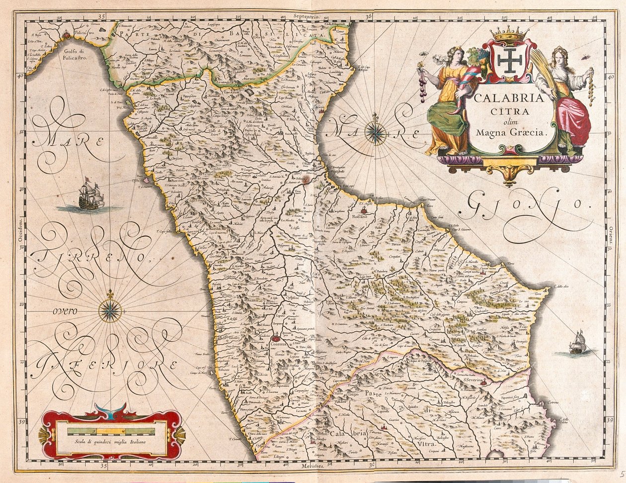 Calabrië, Italië, in 