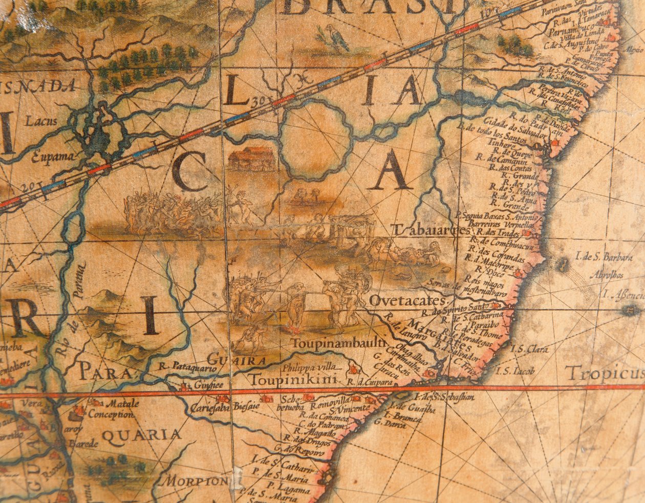 Groot paar bibliotheekglobes, de aardse 1645/48, de hemelse na ca. 1630 door Willem Blaeu