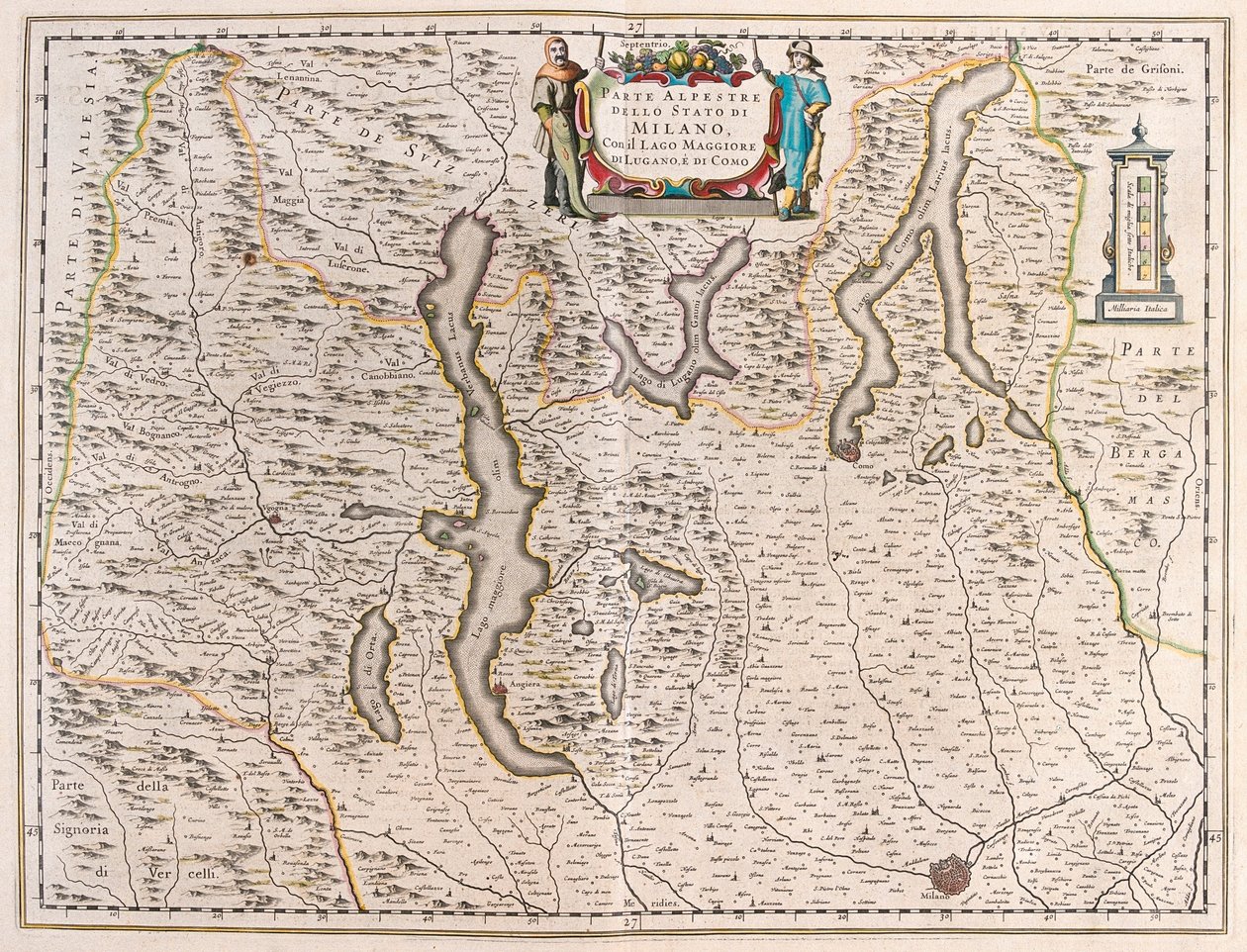 Milaan, met meren: Maggiore, Lugano en Como, Italië-Zwitserland - in 