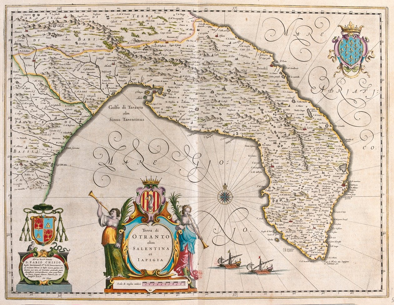 Otranto, Salento, Lecce, Puglia, Italië, in 