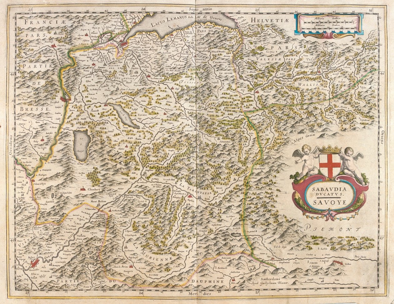 Savoie, Genève en het Meer van Genève, Grenoble, in 