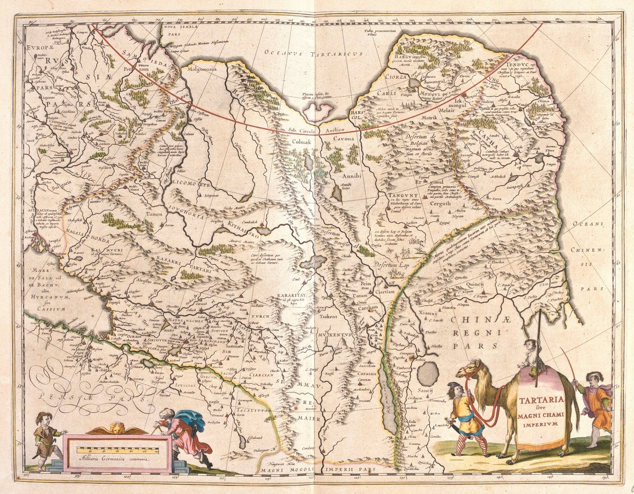 Tartary en Noordelijk deel van China en Korea, in 