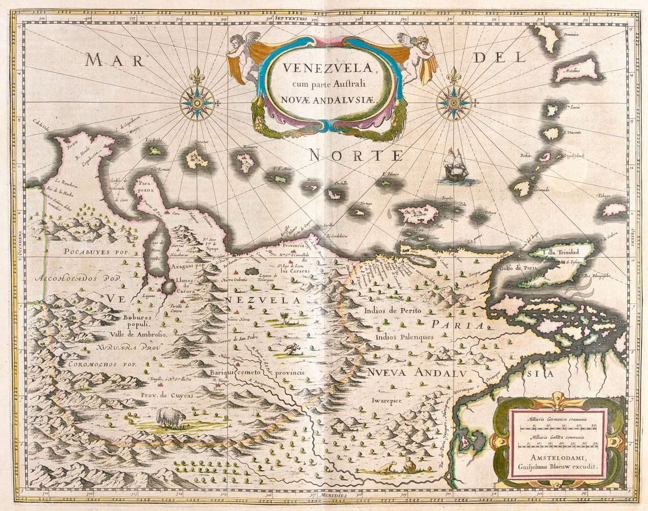 Venezuela, Trinidad, Tobago, Tortuga, Antillen , Caraïben, in 