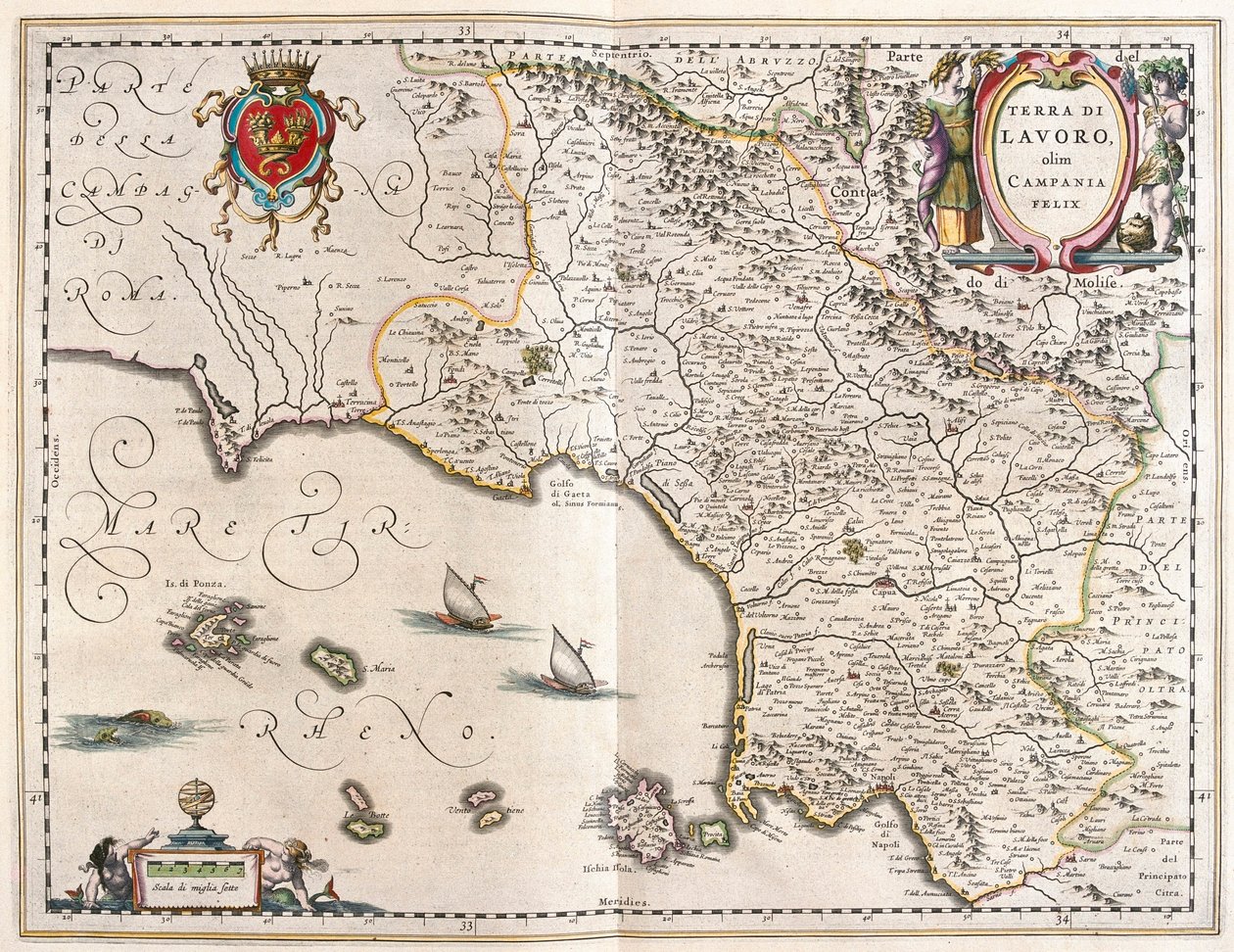regio Campania, Italië, in 