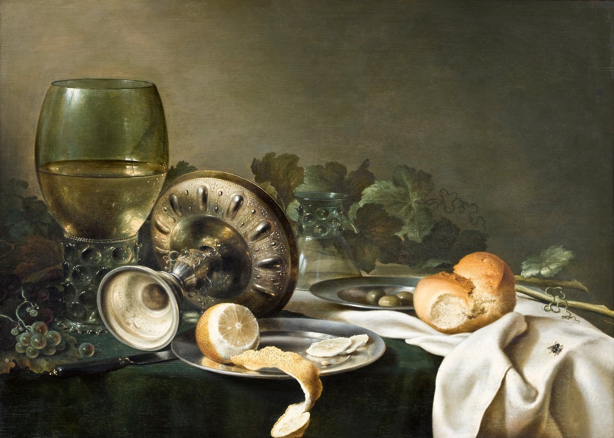 Stilleven, c.1630 door Willem Claesz. Heda