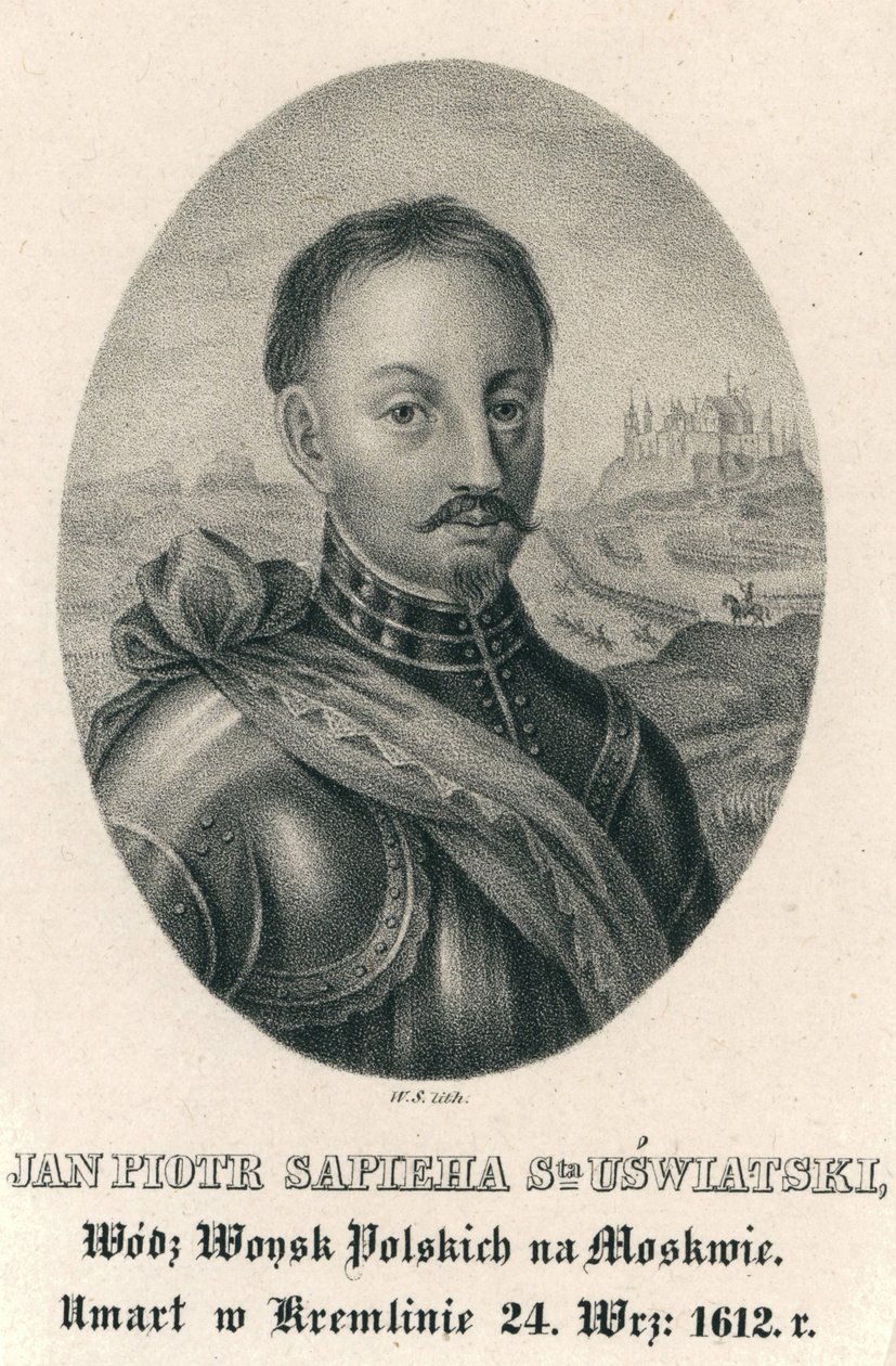 Jan Piotr Sapieha 1569-1611 door Willem Hondius