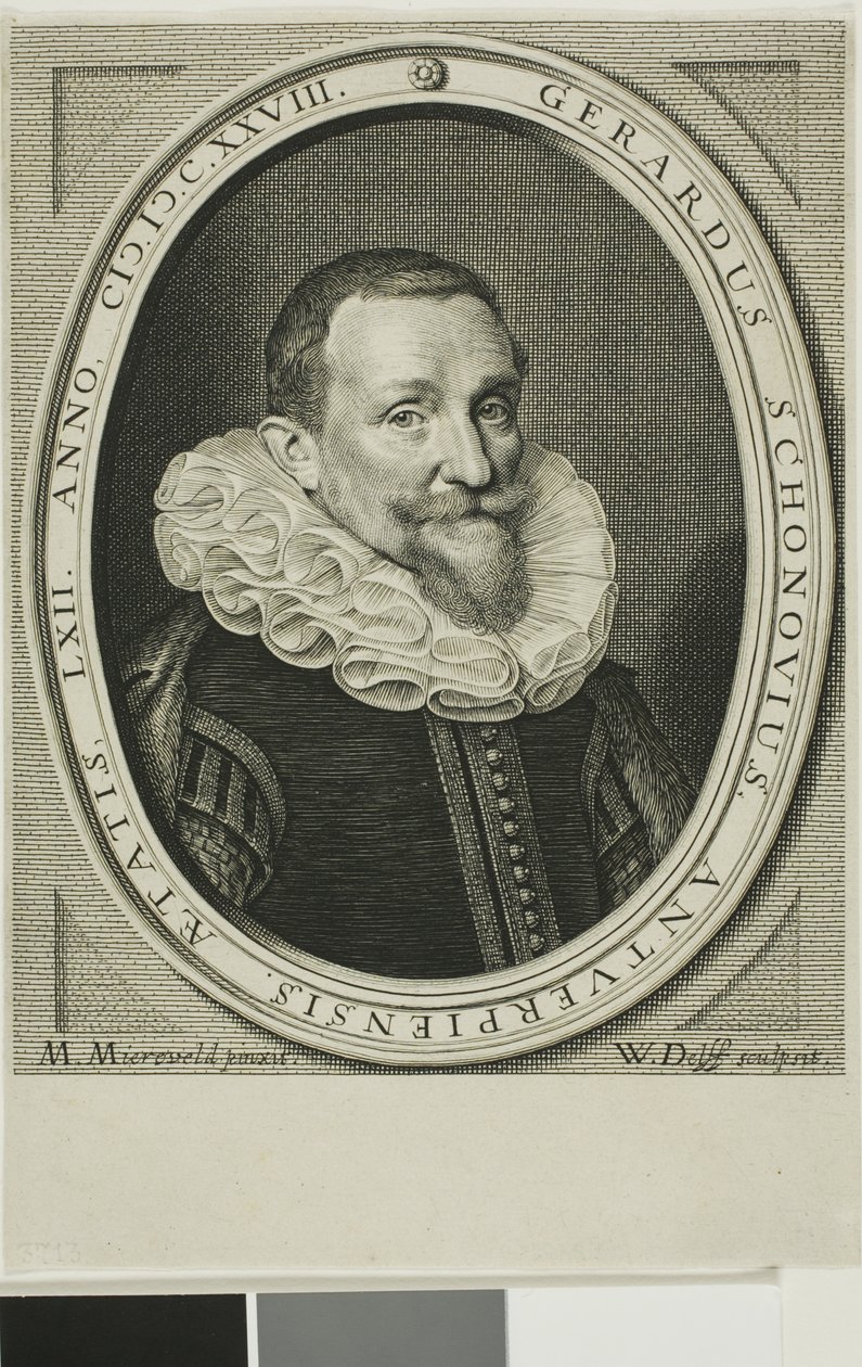 Gerard van Schoonhoven door Willem Jacobsz. Delff