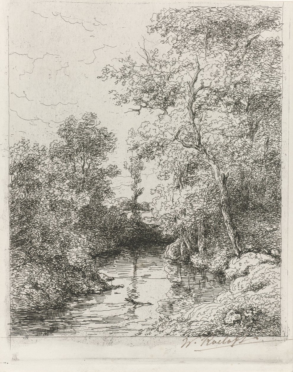 Kreek door Willem Roelofs (I)