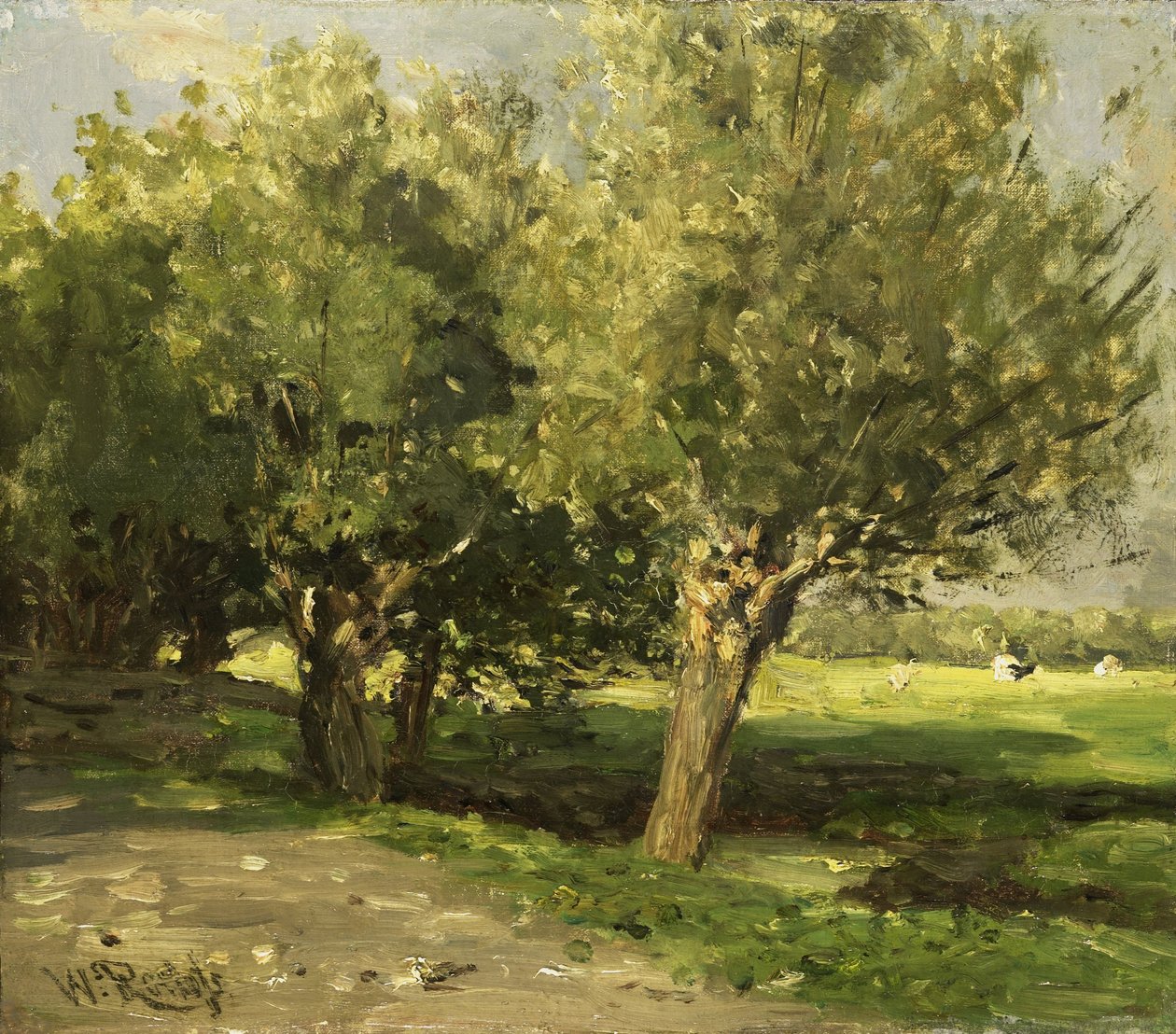 Wilgen door Willem Roelofs