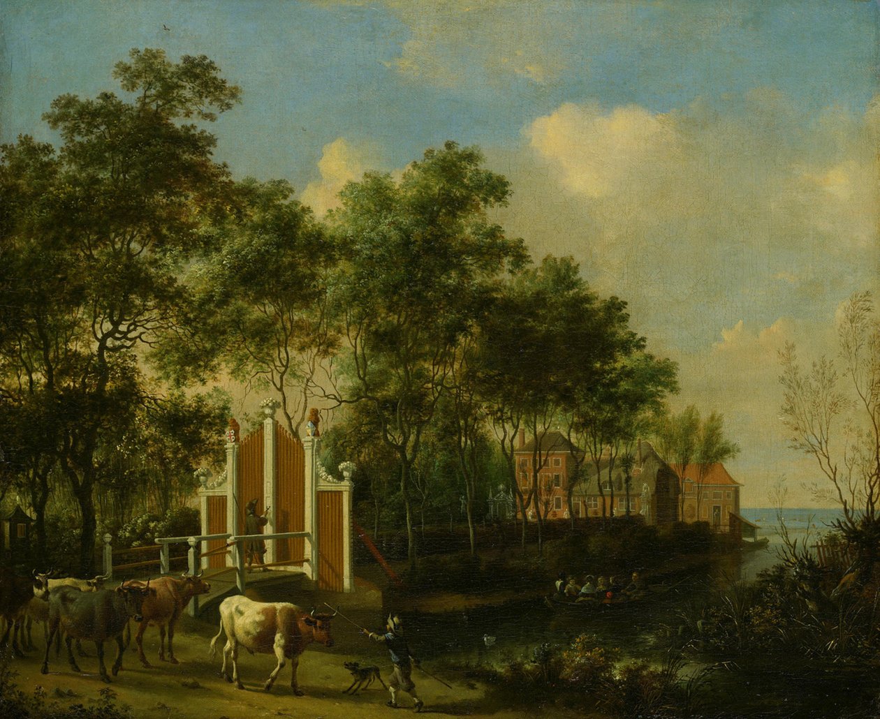 Het landhuis van burgemeester Nicolaas Pancras door Willem Schellinks