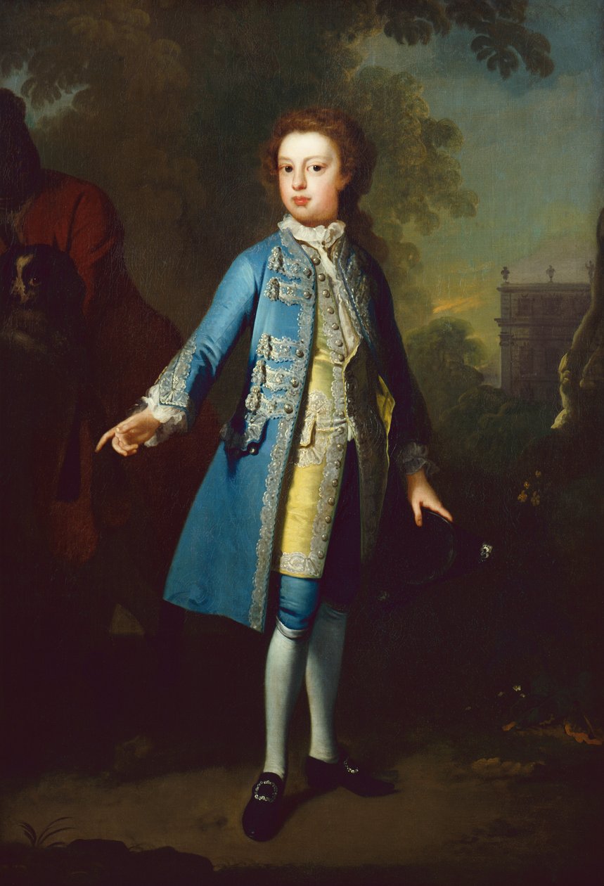 Portret van de 3e hertog van Chandos als jongen door Willem Verelst
