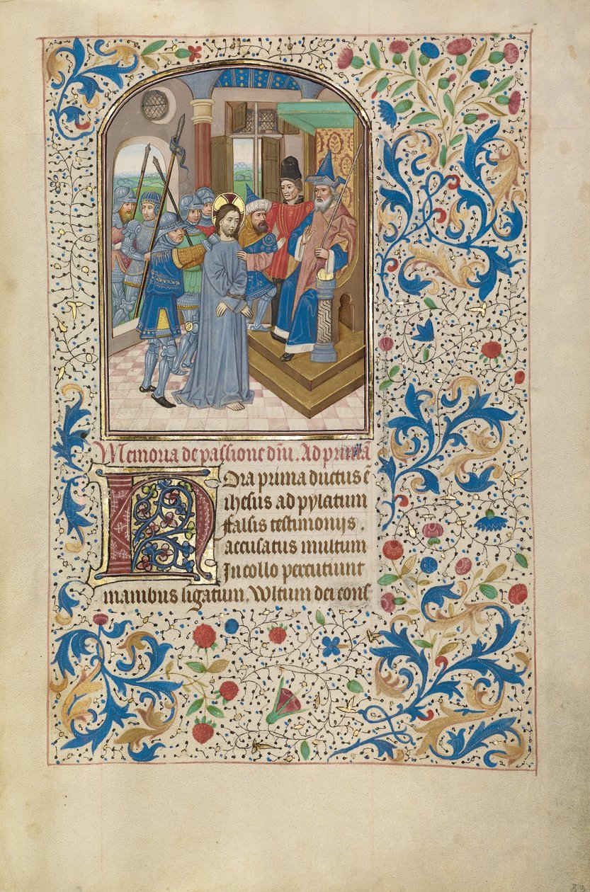 Christus vor Pilatus door Willem Vrelant