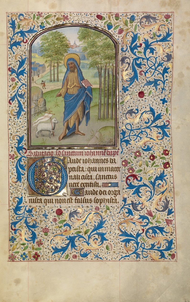 Johannes der Täufer door Willem Vrelant