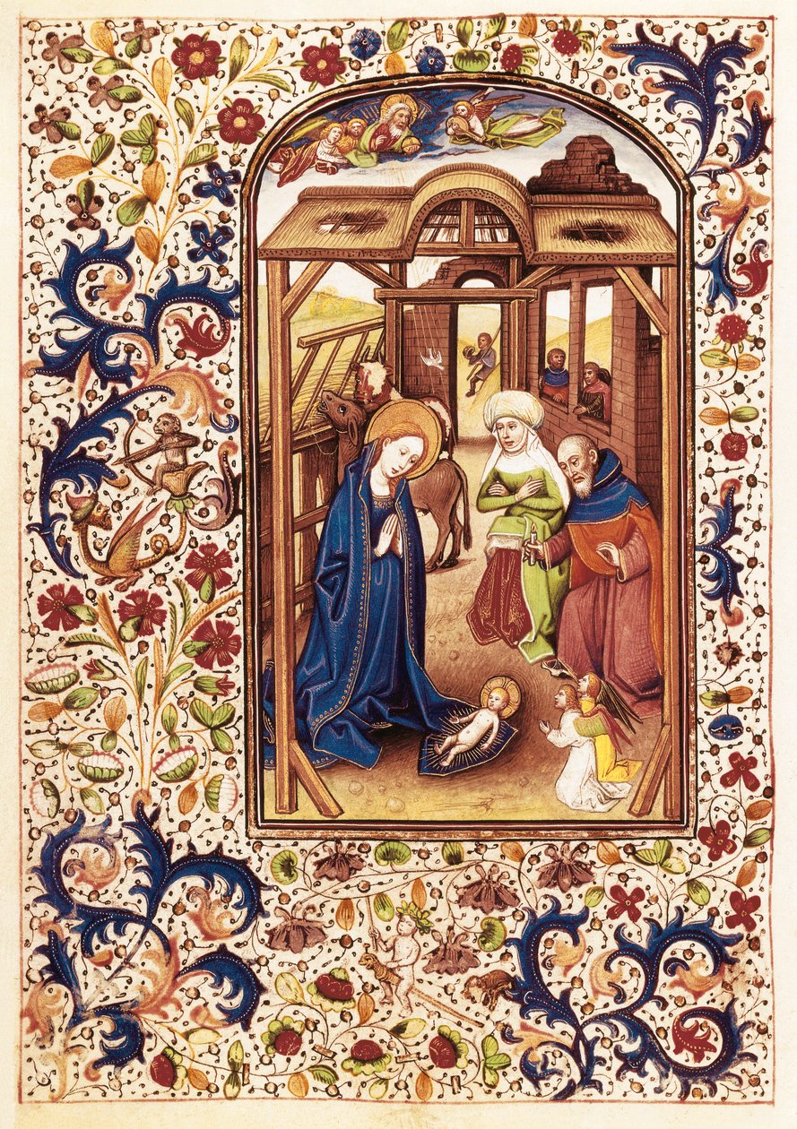 Scène van de Geboorte uit 