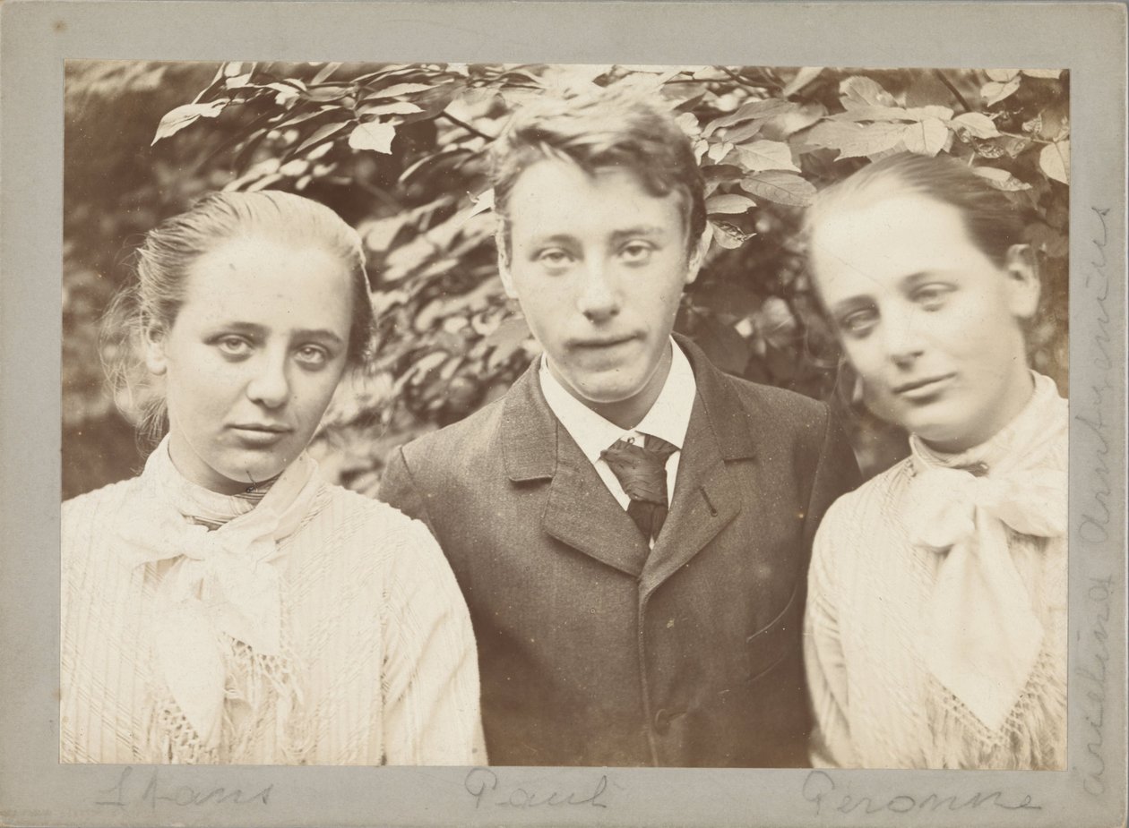 Drieling Stans, Paul en Peronne Arntzenius door Willem Witsen