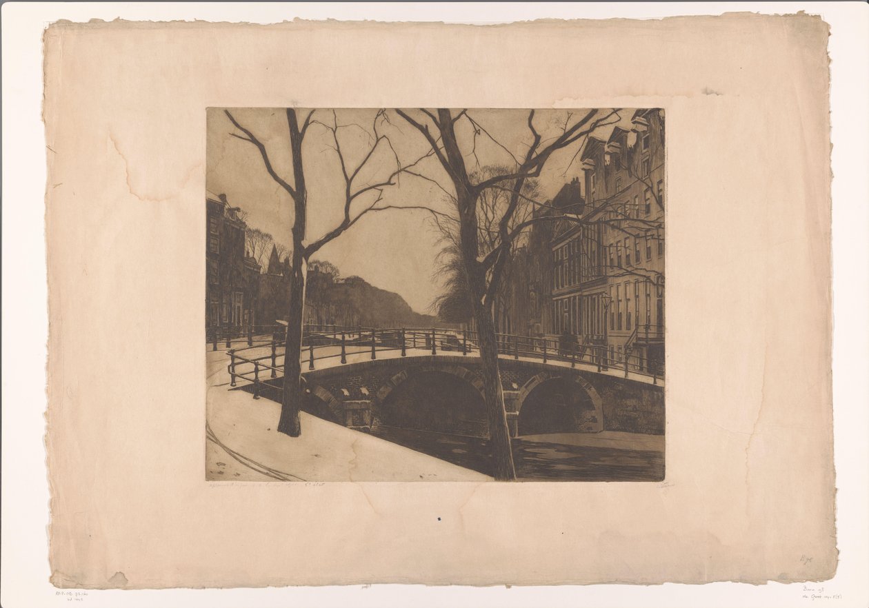 Herengracht, Amsterdam door Willem Arnoldus Witsen
