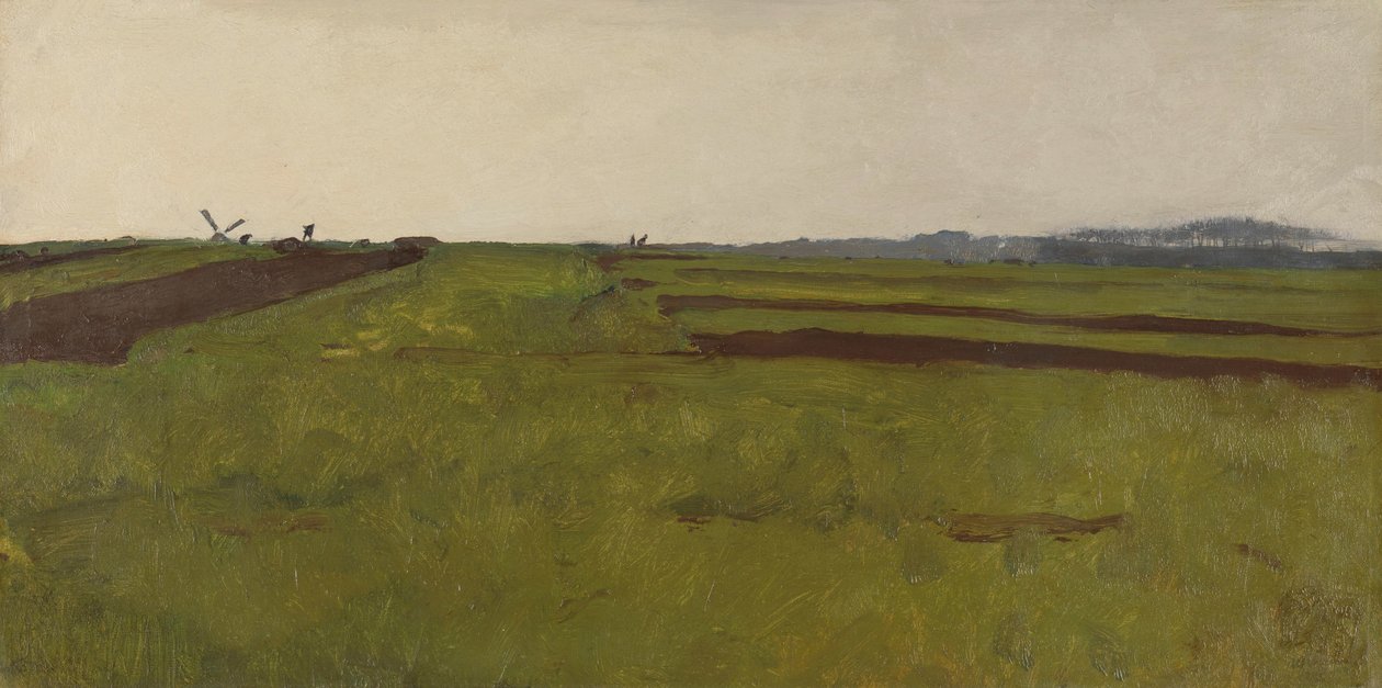 Landschap met velden door Willem Arnoldus Witsen
