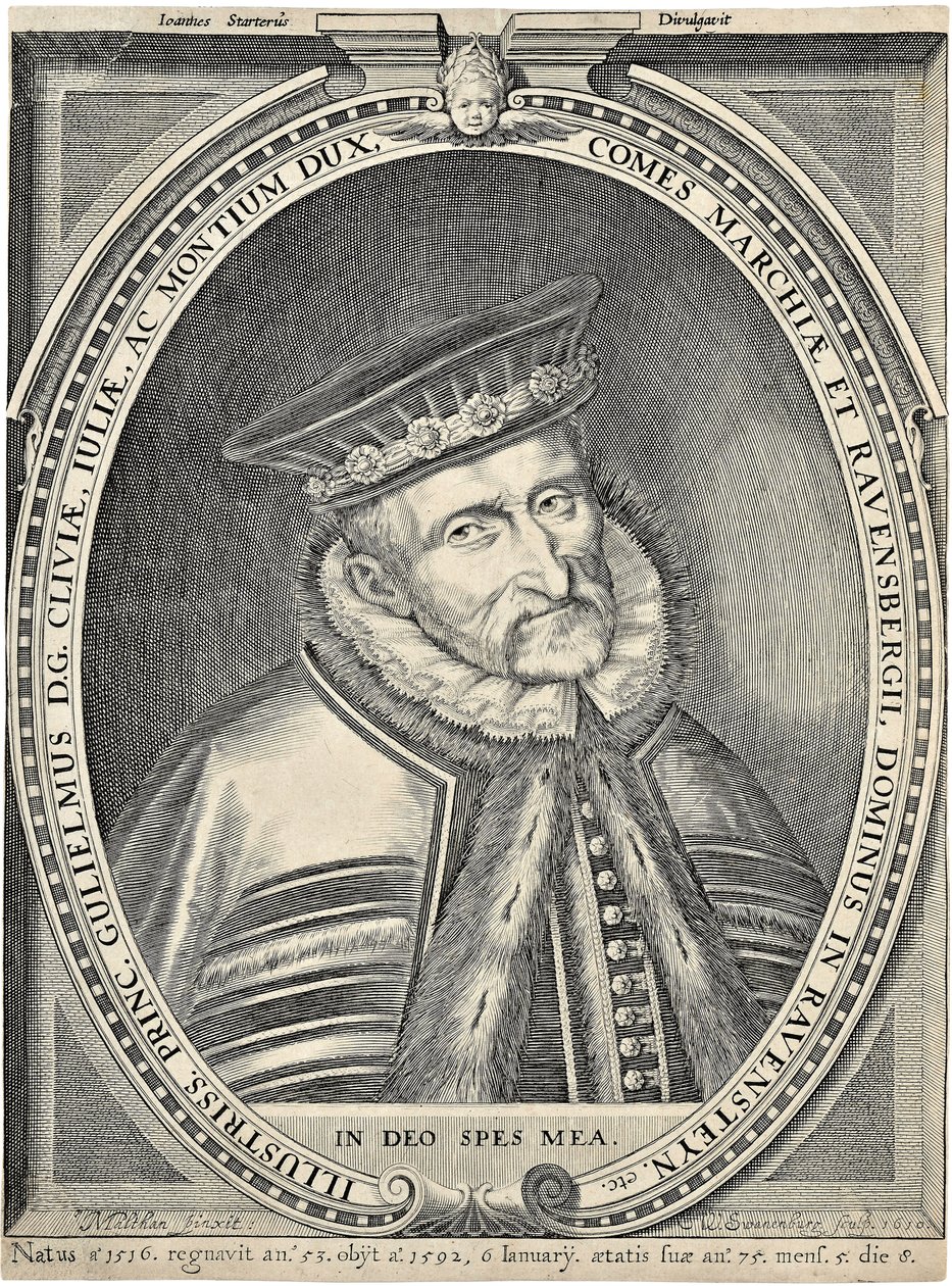 Portret van hertog Willem van Jülich-Kleef-Berg 1516-1592, 1610 door Willem van Swanenburgh