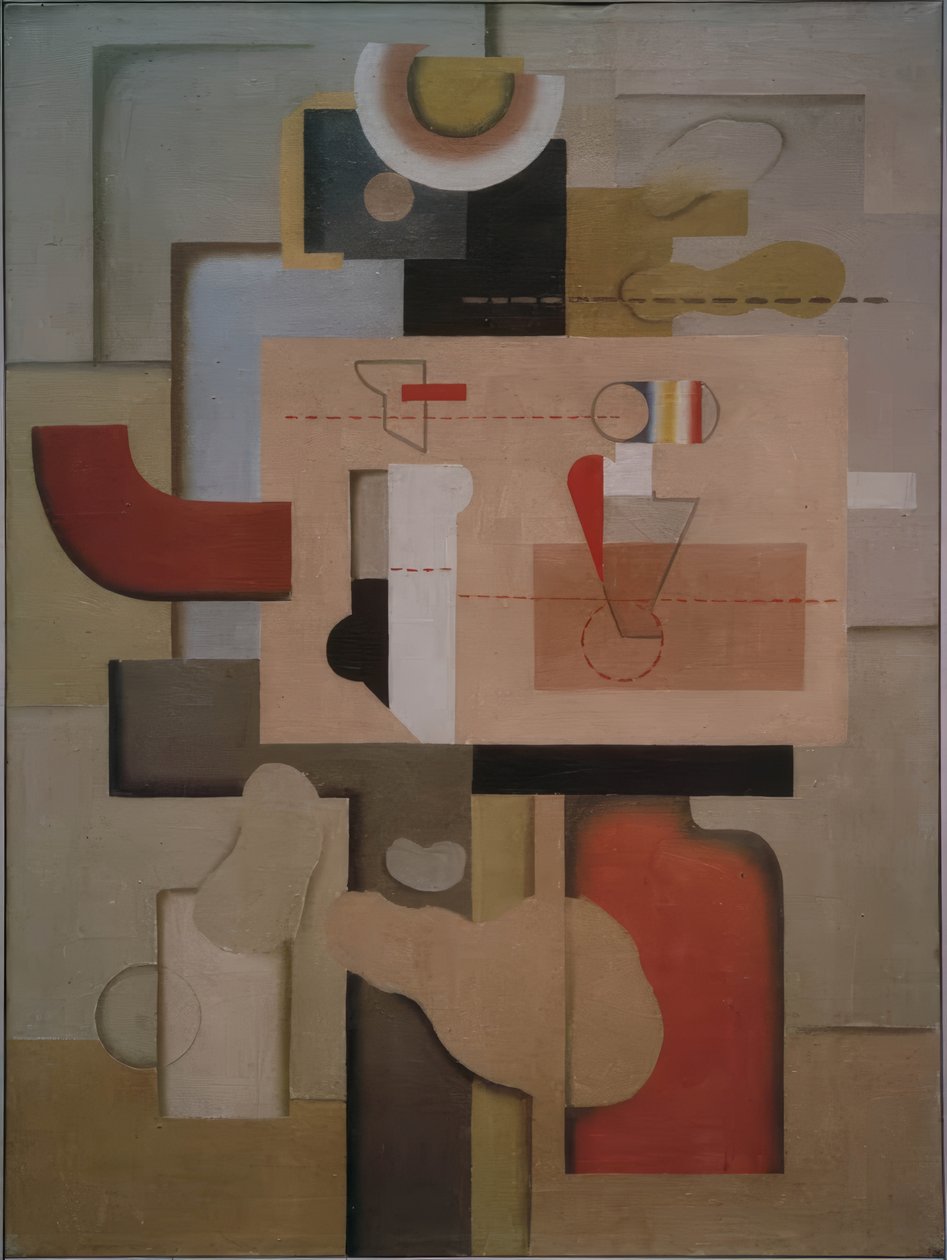 Atelierfoto I door Willi Baumeister